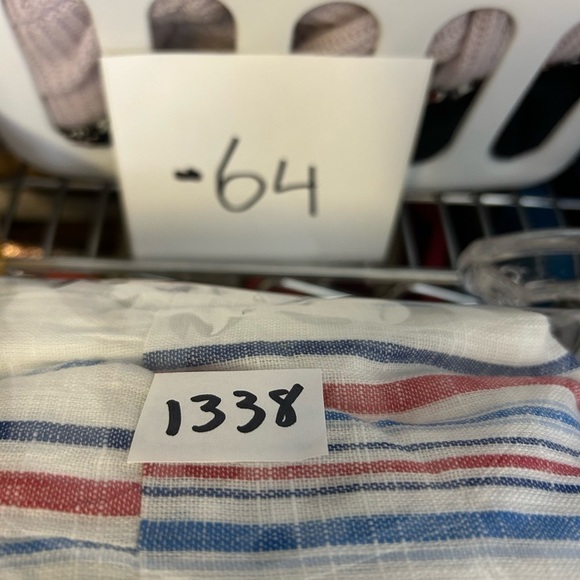 Gap Tall Midi Dress M Linen Blend Striped Summer Vacation Resort Old Money chic - Picture 16 of 16